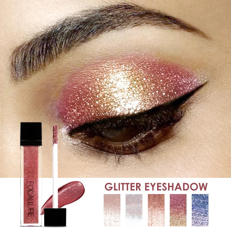14 Colors Diamond Liquid Eyeshadow Waterproof Long-lasting Shiny Glitter Eyeliner Pearlescent Eye Shadow Cosmetics