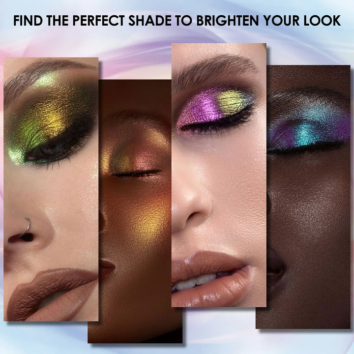 FOCALLURE Chameleon Liquid Eyeshadow 24 Colors Long Lasting Waterproof Pearlescent Glitter Shimmer Eye Shadow Makeup Cosmetics