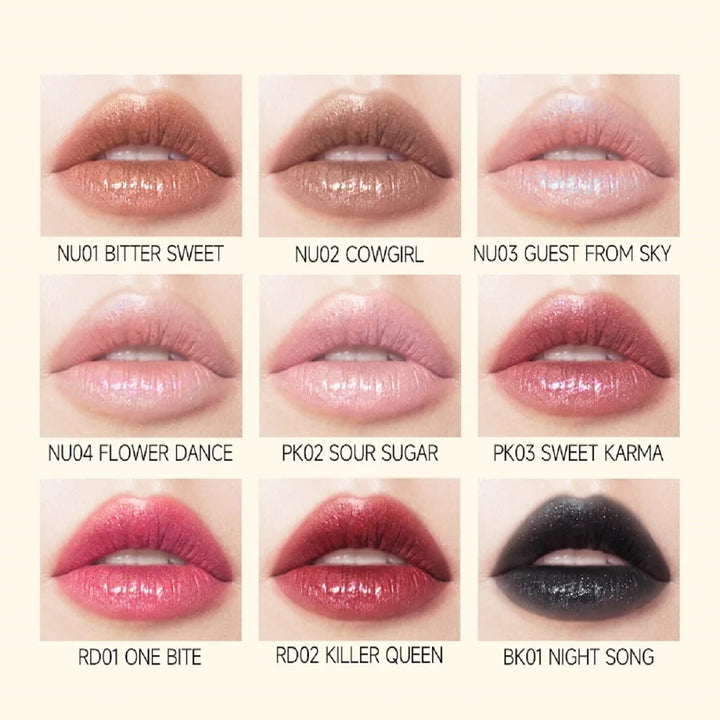 FOCALLURE Diamond Shiny Lipstick Moisturizing Long Lasting 13 Colors Lip Gloss Glitter Shimmer Lip Blam Lips Makeup Cosmetics