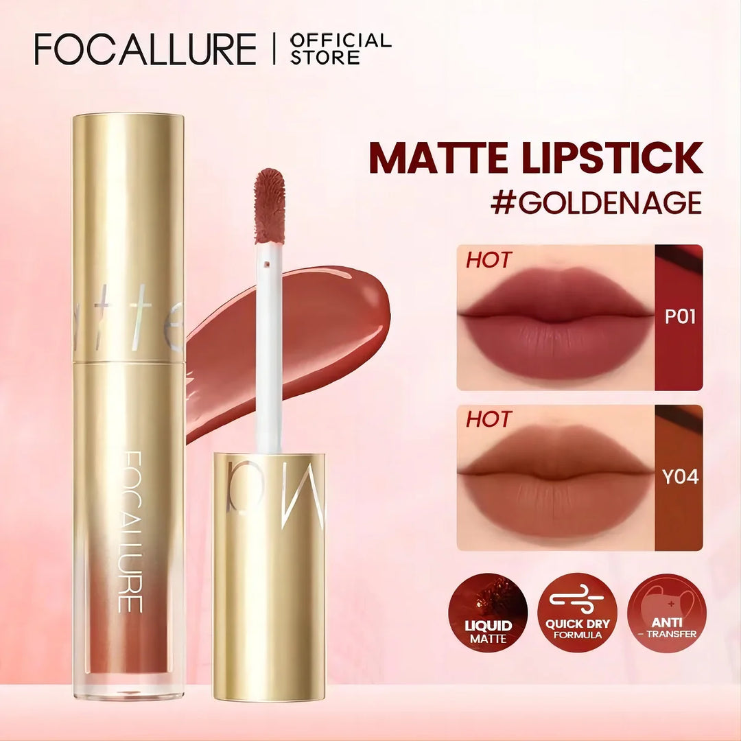 FOCALLURE 20 Colors Velvet Matte Liquid Lipstick Waterproof Long Lasting Quick-dry Lip Gloss High Pigment Lips Makeup Cosmetics