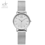 SK Women's Mesh Strap Quartz Watch