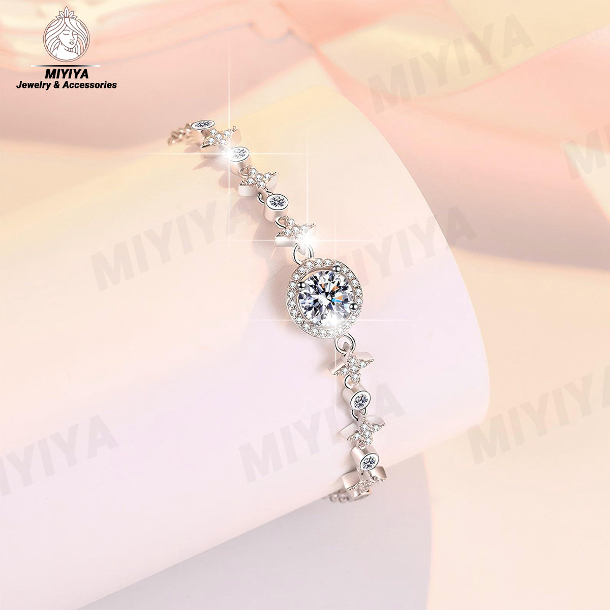 bracelet, moissanite bracelet, moissanite jewelry,moissanite wedding bands,moissanite stone