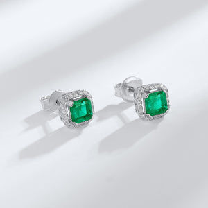 emerald earrings studs, estate emerald earrings for sale, real emerald earrings, emerald cut earrings, silver and emerald earrings, emerald wedding earrings, lab grown emerald, emerald cut emerald earrings