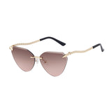 Outdoor Polarized Frameless Cat-Eye Sunglasses For Women